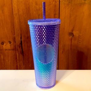 Starbucks Blue Ombré Studded Tumbler
